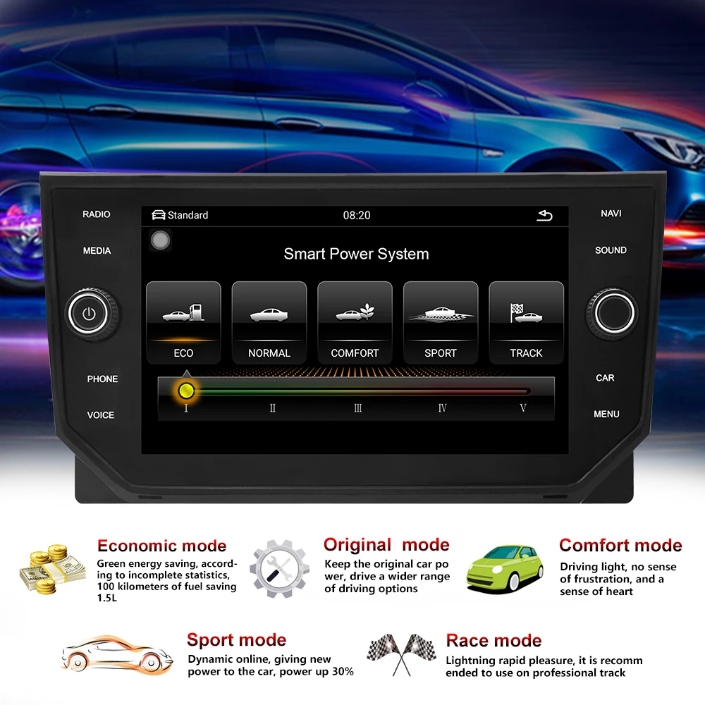 Автомобильный мультимедийный видео dvd-плеер android 8,1 2G/32G gps bluetooth для сиденья Ibiza/Arona
