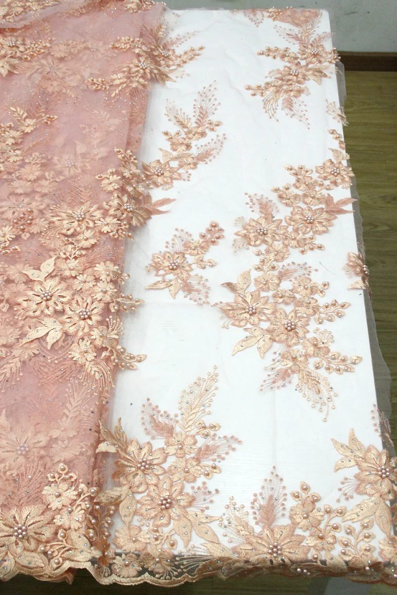 

Stock 2019 Gowns Laces Fabrics Wedding Dresses Fabric Embroidery Beaded Fabric Stage Cloth Table Cloth Decoration Cloths Lace