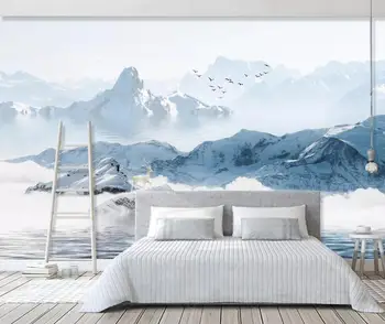 

[Self-Adhesive] 3D Peak On The Clouds 14873 Wall Paper mural Wall Print Decal Wall Murals