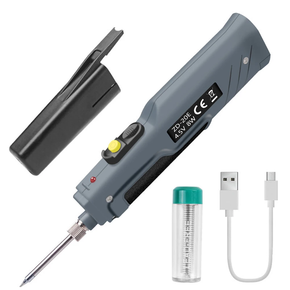

Handskit 4.5V 8W Battery Powered Soldering Iron with Usb Charge Soldering Iron with Soldering Wire Wireless Charging Solder Iron