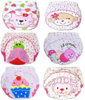 

6 pcs Baby Girls Underwear Potty Training Pants Reusable Size 2-3 Years new hot