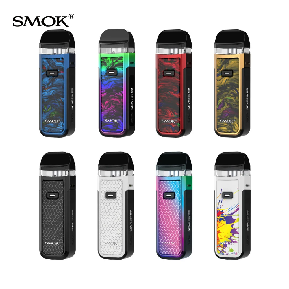 Оригинальный электронных сигарет SMOK Nord X Pod Комплект 1500 мАч встроенный Батарея 6