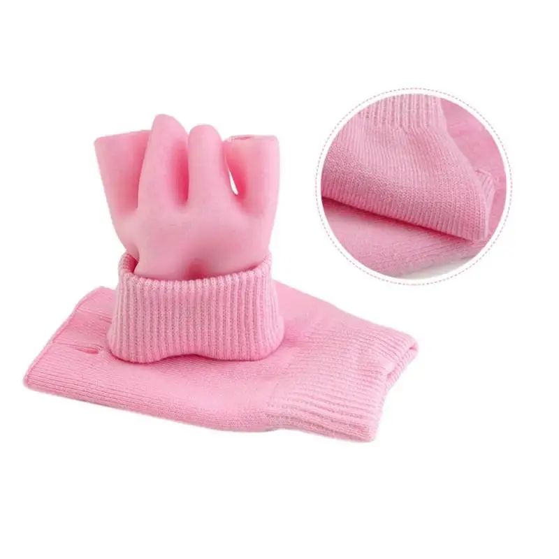 1 Pair Gel SPA Gloves Moisturizing Whitening Exfoliating Essential Pink Beauty Hand Mask Hands Skin Care 5