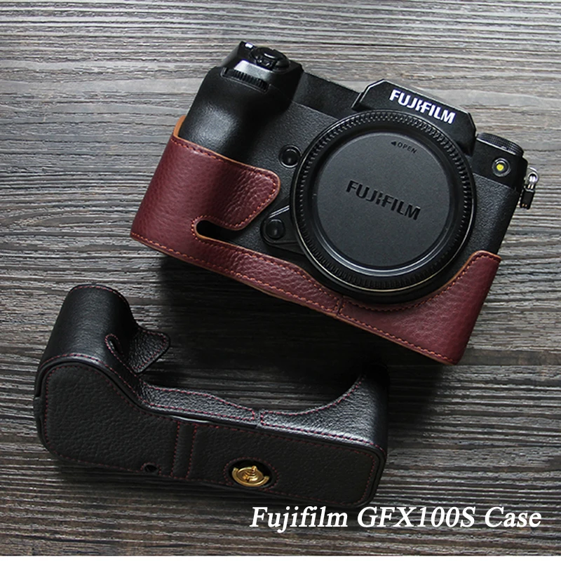 Чехол для камеры из натуральной кожи Fuji GFX100S чехол с половинчатой крышкой Fujifilm XS10