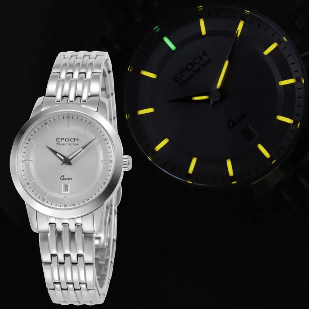Женские часы tritium женские наручные EPOCH роскошные светящиеся водонепроницаемые