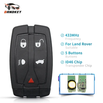 

Dandkey 5 Buttons Remote Control Car Key Fob 433MHZ For Land Rover Freelander 2 LR2 Sport 2008 2009 2010 2011 2010 Original Key