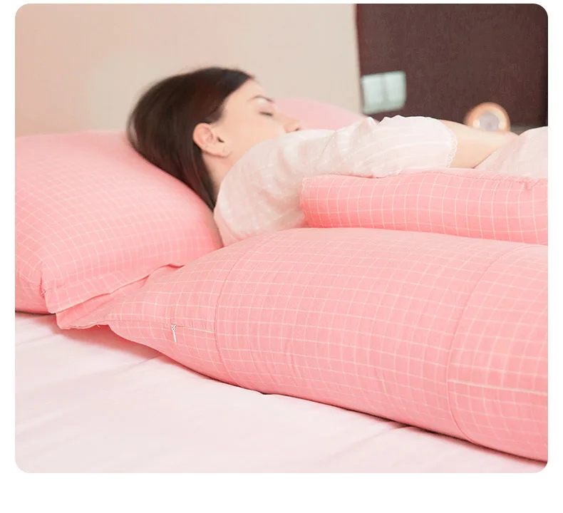 Descanso de Apoio de Dormir para Coto Almofadas de Maternidade Grávida Enfermagem Travesseiro Gravidez Lado Travessas Apoio Cintura Sólida 7 Travesseiro p/ grávidas
