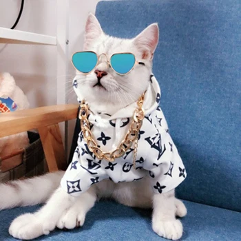 

6 Styles Fashion Cat Sunglasses Dress Up Cool Pet Eye-wear Sunglasses Pet Dog Cat Resin Sunglasses Pet Accessories
