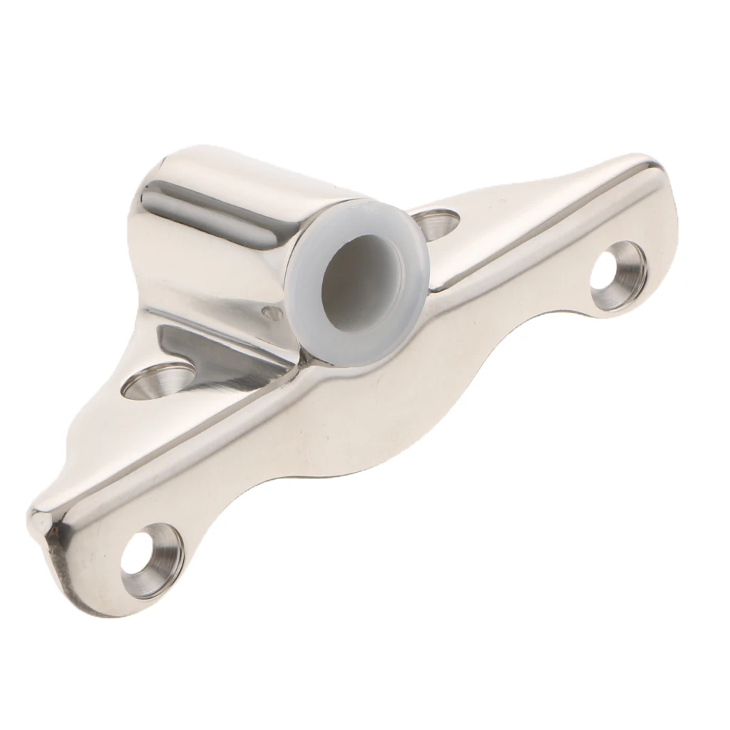 316 Stainless Steel Oarlock Socket Side Mount Rowlock 3.93inchx1.38inch for Marine Boat