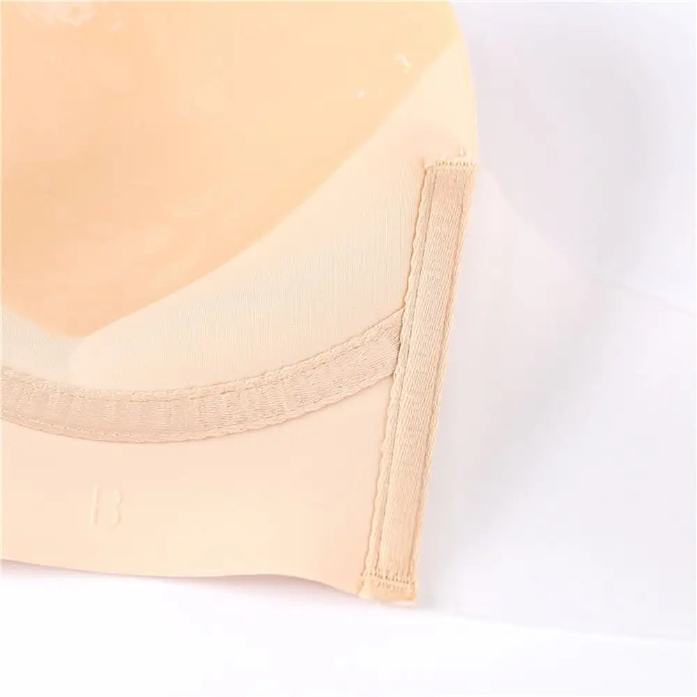 Women Underwear Strapless Bra Tube Top Gather Up Silicone Bra Female U-shaped Invisible Bra Stickers Non-Slip Push Up Lingerie