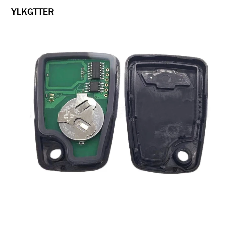 YLKGTTER 4 BUTTON REMOTE CAR KEY FOR CHEVROLET CRUZE SPARK ONIX SILVERADO VOLT CAMARO 433MHZ KEYLESS ENTRY REMOTE CONTROL KEY