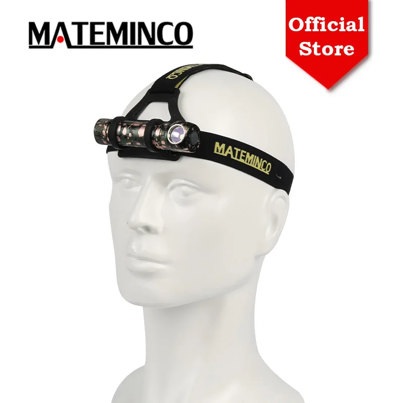 Мощный налобный фонарь MATEMINCO G02, светодиодный фонарь для охоты и рыбалки, 1600 люмен, USB Type-C (art.: 3920bacc596da) - 3920bacc596da