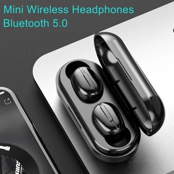 

TWS 5.0 Mini Wireless Headphones Sport Waterproof Bluetooth Earphone 8D Stereo Sound Earphones HD Phone Call Earbuds