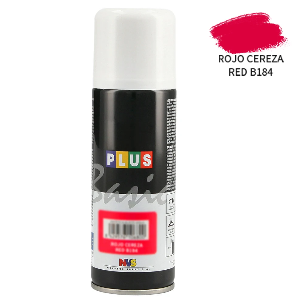 FUSIYU-Spray de Pintura Acrílica de 200 ml, Secado Rápido Sin Burbujas,Estándar,Enviar desde Europa, Color Rojo Cereza B184