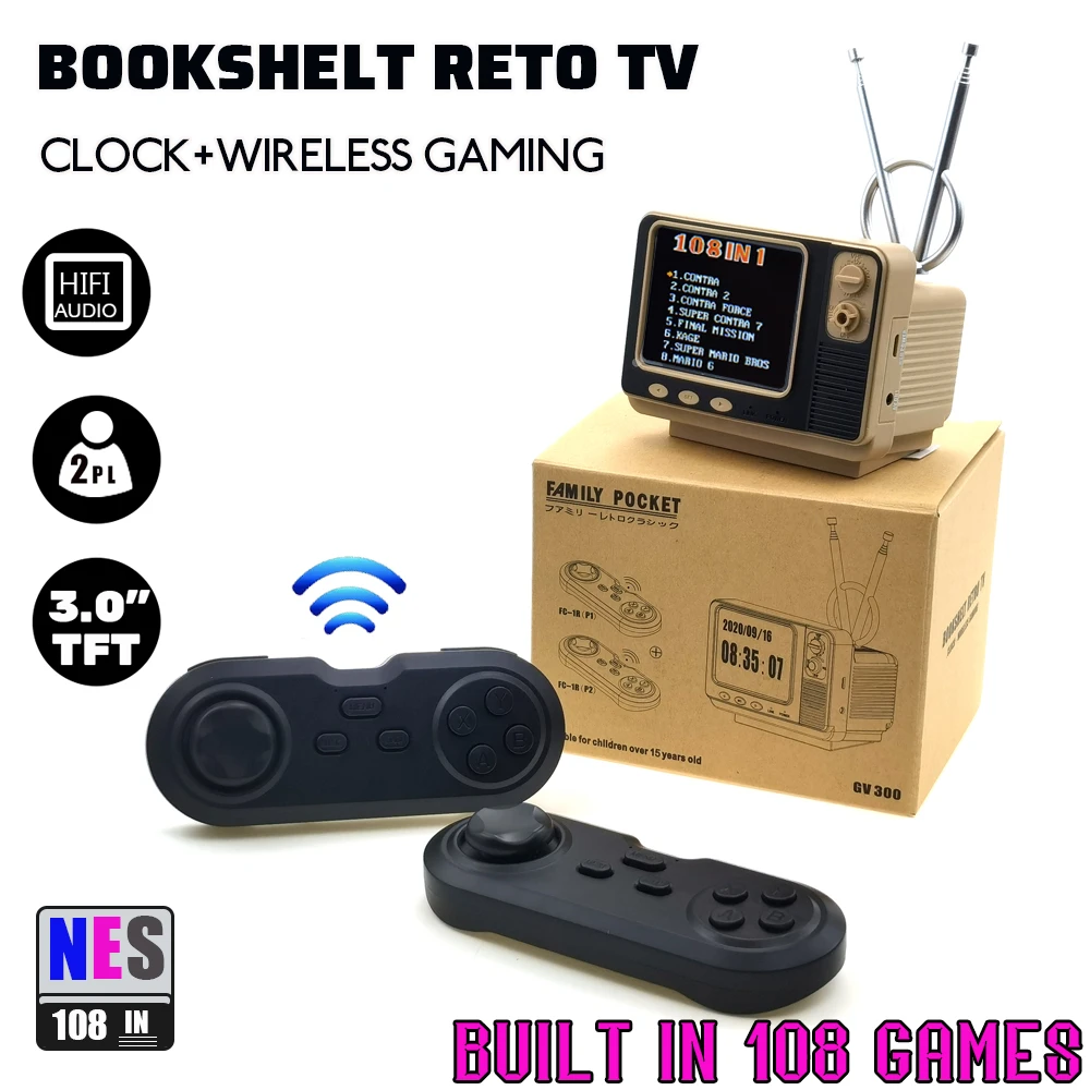 mini retro tv game console