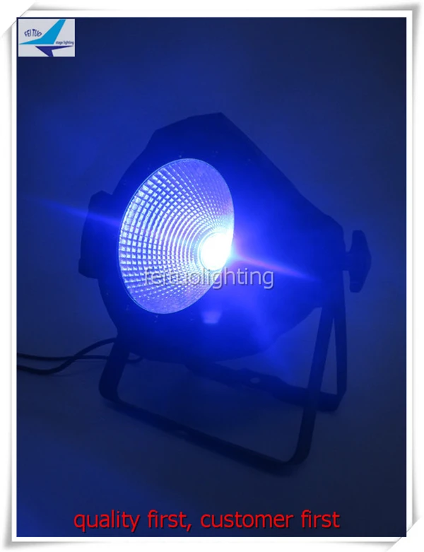 H-6/Лот+ Дорожный Чехол COB светодиодный Par Светильник 100W аудитории светильник DMX512 Театр rgbw 4in 1 светодиодный par горшок с barndoor