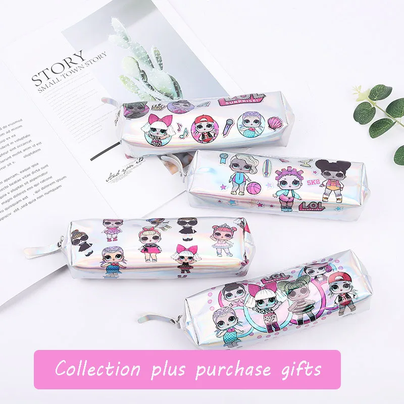 Pencilcase школьная юбка-карандаш Единорог поставки карандаш кактус случае Лазерная estuche kawaii materiais escolares cartucheras grandes