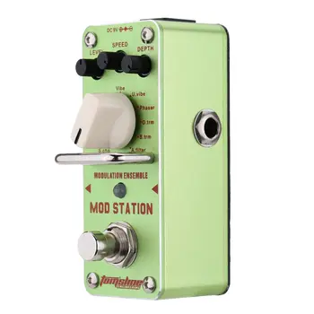 

AROMA AMS-3 Mod Station Modulation Ensemble Electric Guitar Effect Pedal Mini Single Effect with True Bypass Guitar Parts