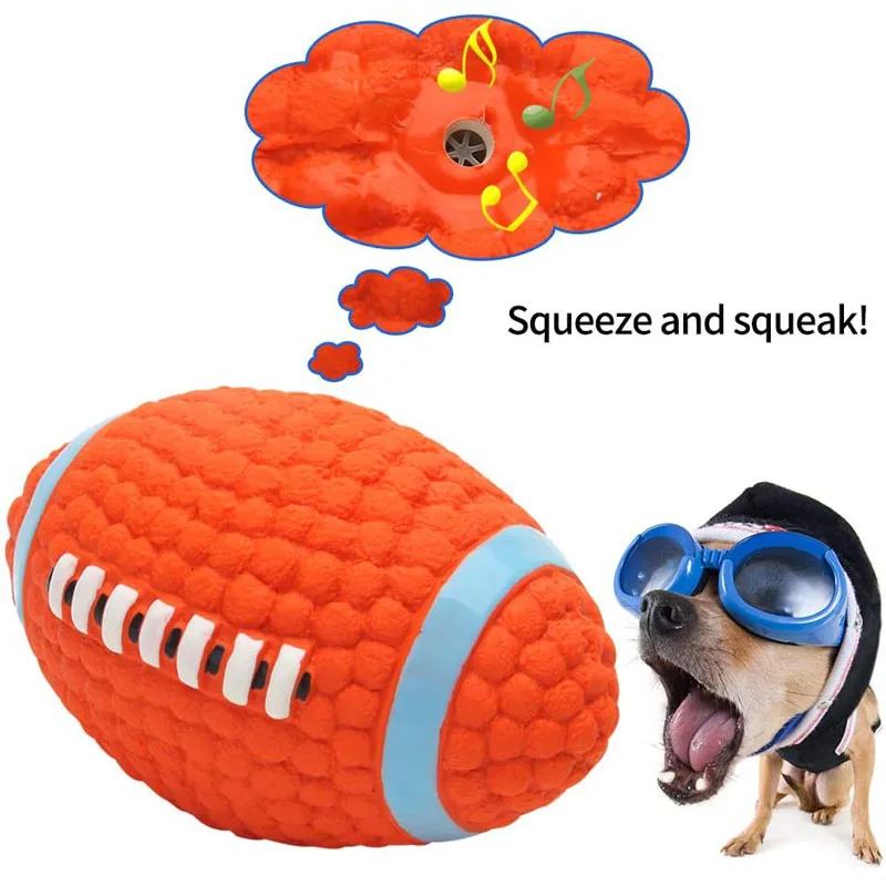 

Dog Chew Toys Ball Pet Squeaky Balls Puppy Toy Squeak Sound Dogs Molar Bite Toy Squeaker Toys for Small Dogs Pet Products