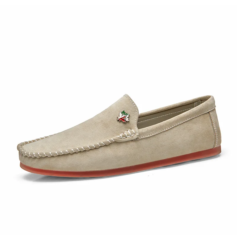 Big Size 38-49 Genuine Leather Men Shoes Loafers Hole Soft Breathable Male Moccasins Flats Casual Boat Driver Footwear Driving