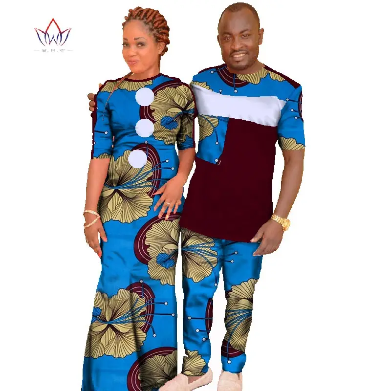 Африканское платье для пары, африканские платья для женщин и мужчин, danshiki, африканская одежда, tenue, Африканское платье для влюбленных, WYQ12