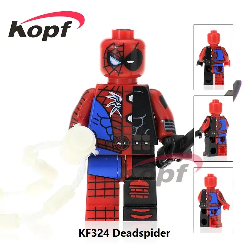 KF324 20pcs No Box 20 шт. Супер Герои Узумаки кирпичи огненный шторм поп культура таможня печатные Ghostface строительные блоки модель, подарок для детей игрушки KF934 - Цвет: KF324 20pcs No Box