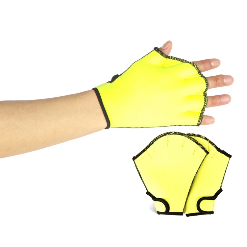 Swimming Gloves Water Aerobics Swimming Surfing Diving Webbed Paddle Waterproof Gloves Swim Training Water Aerobics Resistance