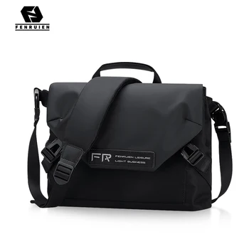 

Fenruien 2020 New Men Crossbody Bag High Capacity Shoulder Bags Water Resistant Male Business Casual Travel Messenger Sling Bag