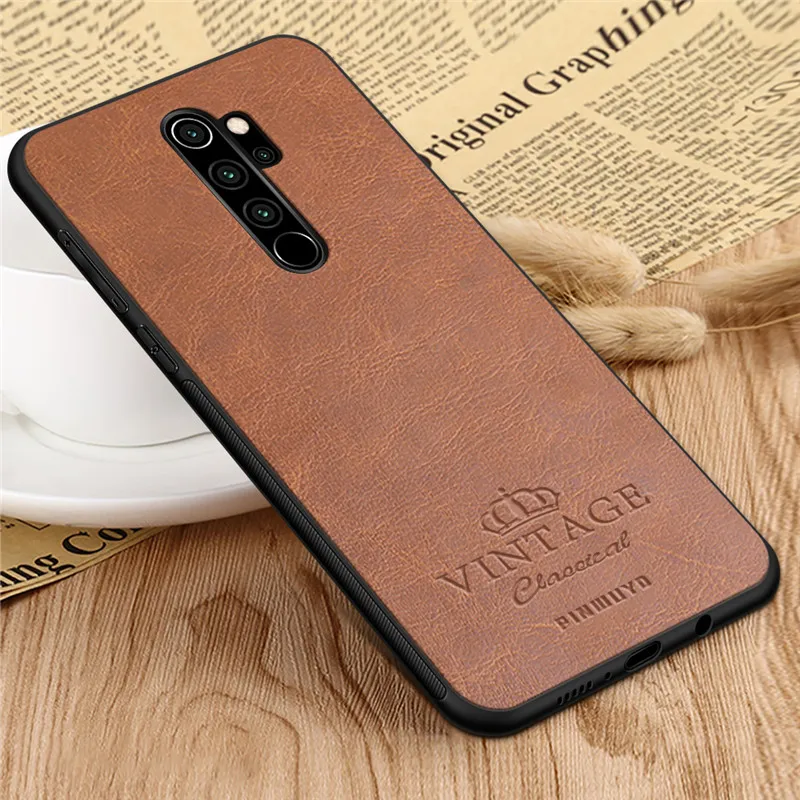Чехол PINWUYO для Xiaomi Redmi Note 8 чехол в стиле ретро кожаный с мягкими краями жесткая