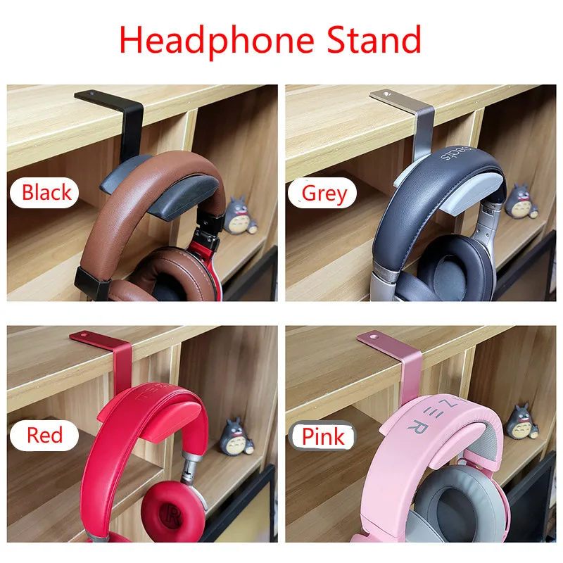 Headphone Holder Headphone Stand For Razer Gaming Earphone Diy Universal Headset Hanger Wall mounted Metal Display Rack New 2PCS