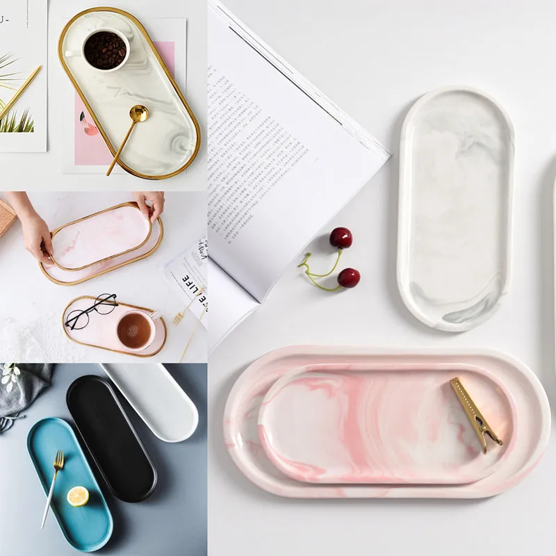 DIY Coaster Mold Oval Storage Tray Silicone Mold Flexible Silicone Tray Epoxy Resin Casting Plaster silicone mold