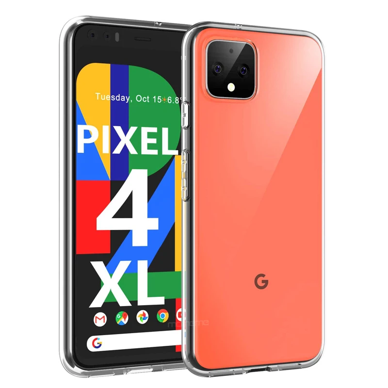 Прозрачный чехол для Google Pixel 4 XL силиконовый прозрачный мягкий 4XL Pixel4 Невидимый