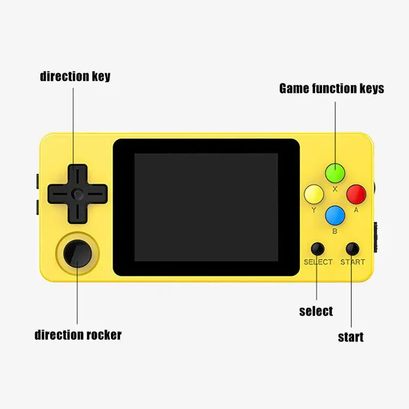 Игровая консоль LDK второго поколения, видеоигра, ретро игра с открытым исходным кодом, 2,6 дюймовый экран, мини портативные Семейные игровые консоли