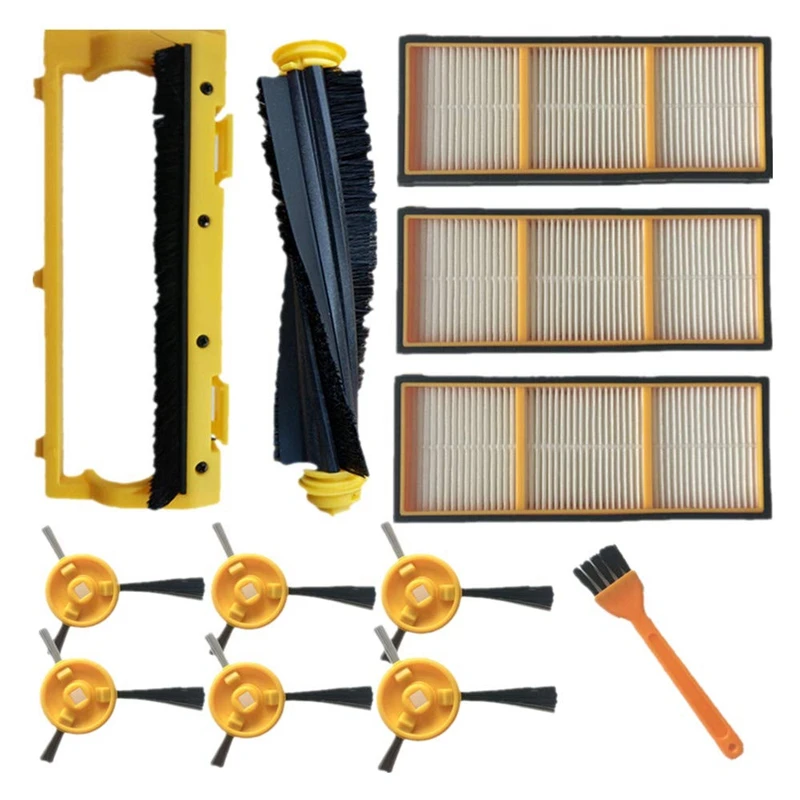 

Filter and Brush Supplement Kit Compatible for Shark ION Robots RV750, RV720, RV700, RV750C, RV755 Replacement Part Number RVFFK