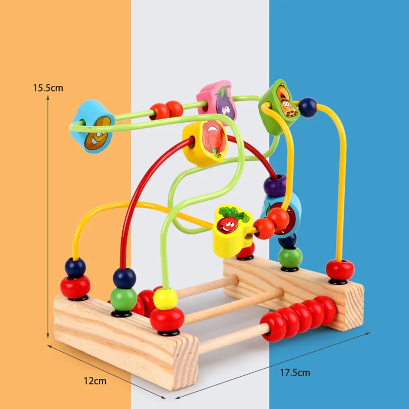 

Infant a-Year-Old Beaded Bracelet 0 A 1-2 Intelligence CHILDREN'S Toy Baby Educational 1 to 3-Year-Old Bead-stringing Toy Early