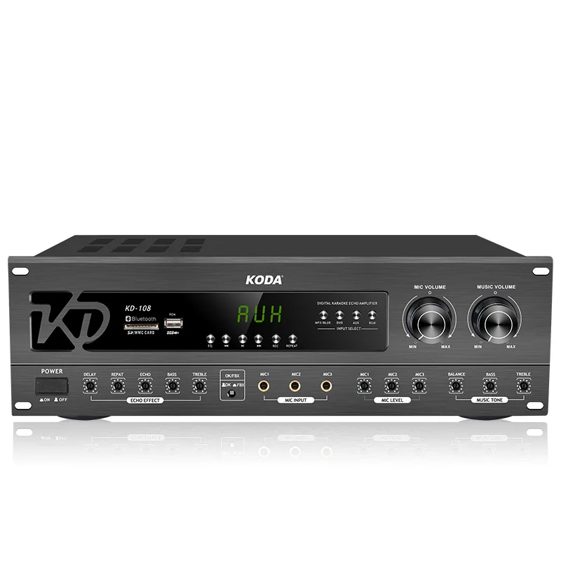 

Keda KB-150E Bluetooth Power Amplifier Home Theatre Karaoke Conference KTV Household High-Power Amplifier