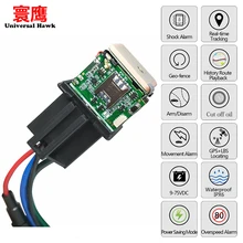 Melhor rastreamento do relé de carro gps tracker dispositivo gsm localizador controle remoto anti-roubo monitoramento cortar fim do sistema de energia de óleo lk720(China)
