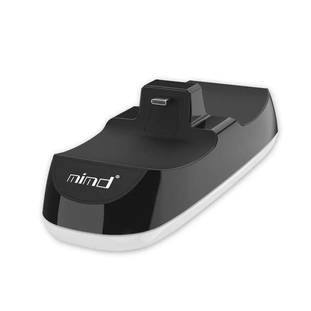 

Game Controller Dual Charger With LED Light Dual Controller Charging Base Wireless Controller Charger For PS5