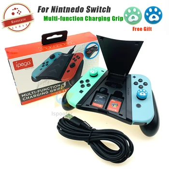 

Multi-Function Charging Grip For Nintendo Switch NS Comfortable & Ergonomic Charger Handle Case Charge Play Kit Game Card Slots
