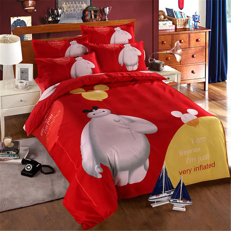 Черно-белое постельное белье с Микки Маусом, двойной размер, Комплект постельного белья для детей, декор для спальни, детское одеяло, пододеяльник, королева, 3/4 шт - Цвет: Disney bedding 2