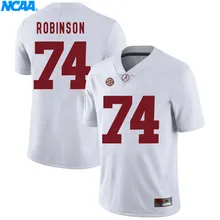 Новое поступление высокое качество Alabama Cam Robinson#74 Cam Sims#17 футболка колледжа ограниченная Спортивная футболка S-XXXL
