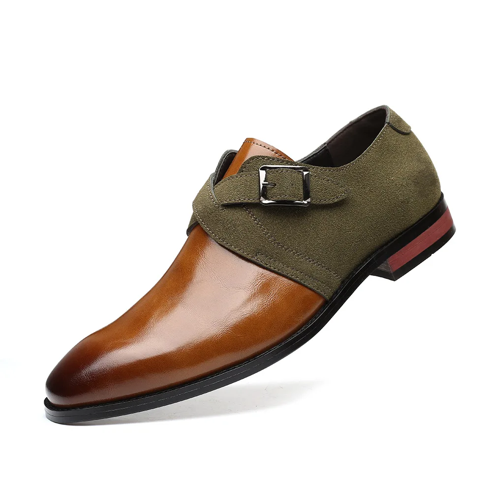 

Mazefeng New Leather Dress Shoes Men Shoes for Offical Business Casual Shoes Gentleman Formal Shoes for Wedding Party