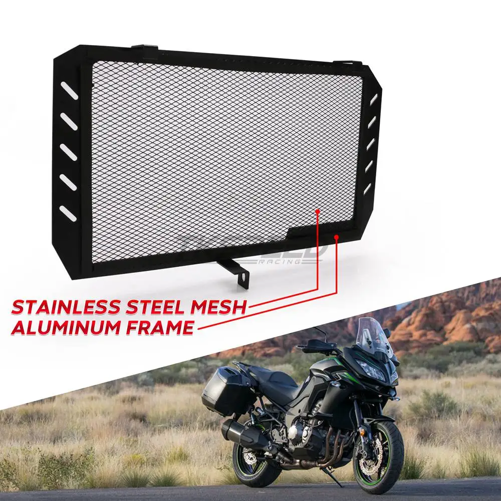Мотоцикл решетка радиатора защита для Kawasaki Versys 1000 2007 2008 2009 2010 2011 2012 2013