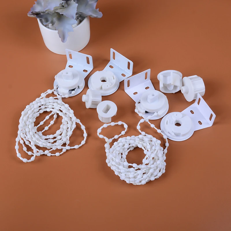 Home Decor Bracket Chain Bead Curtain Accessories Window Treatments Hardware Roller Blind Shade 28mm/38mm Kit Cluth Control Ends |