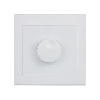 

Fan Dimmer Level Power Electrical Wall Switch Speed Controller Panel White Color