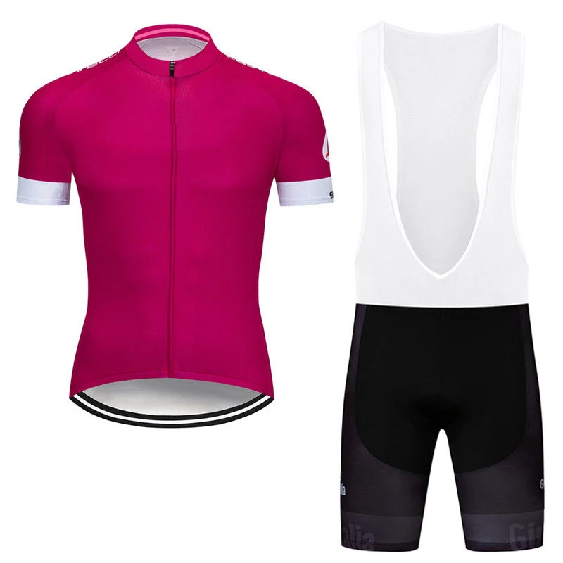 

CyclingEasy 41333 2019 Italy Purple Cycling Jersey Maillot Ciclismo Short Sleeve and Cycling bib Shorts Cycling Kits