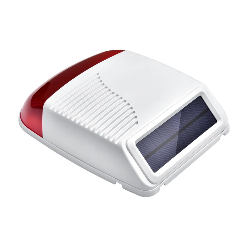 turn signals Wireless Solar Strobe Siren Waterproof 433MHz For Our PG103 106 107 W2B W3B W4B Home Burglar Wifi GSM Alarm System emergency warning light