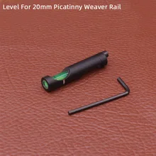 20 мм Пикатинни Weaver Rail сплав дух пузырьковый уровень тактический прицел Airgun Spirit Level Охотничьи аксессуары