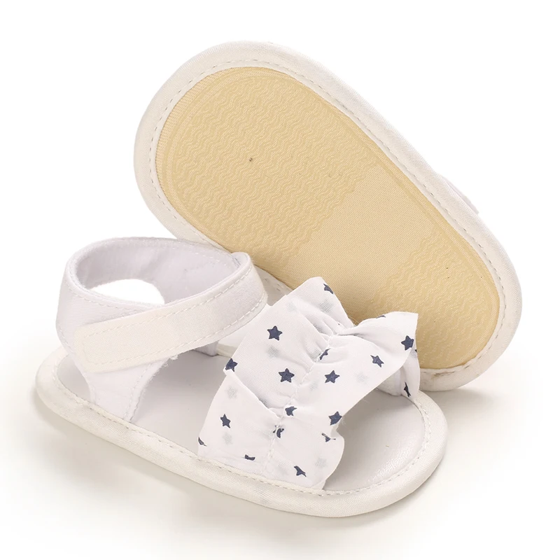 Newborn Toddler Shoes Baby Soft Soled Sandals Lace Soft Soled Shoes Beach Shoes  Slippers Non Slip Sandals 0-18M First Walkers