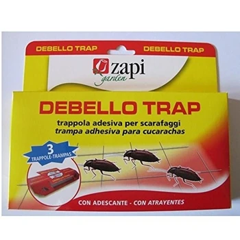 

ZAPI TRAPPOLA ADESIVA SCARAFAGGI DEBELLO TRAP Pz.3 ZAPI
